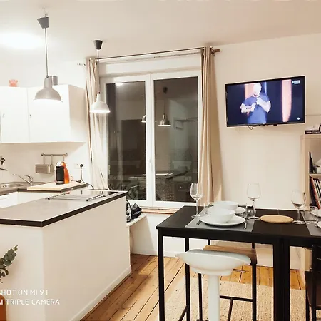 Chaleureux T2 Au Style Vintage - Rue Gratuite Apartment Amiens Exterior photo