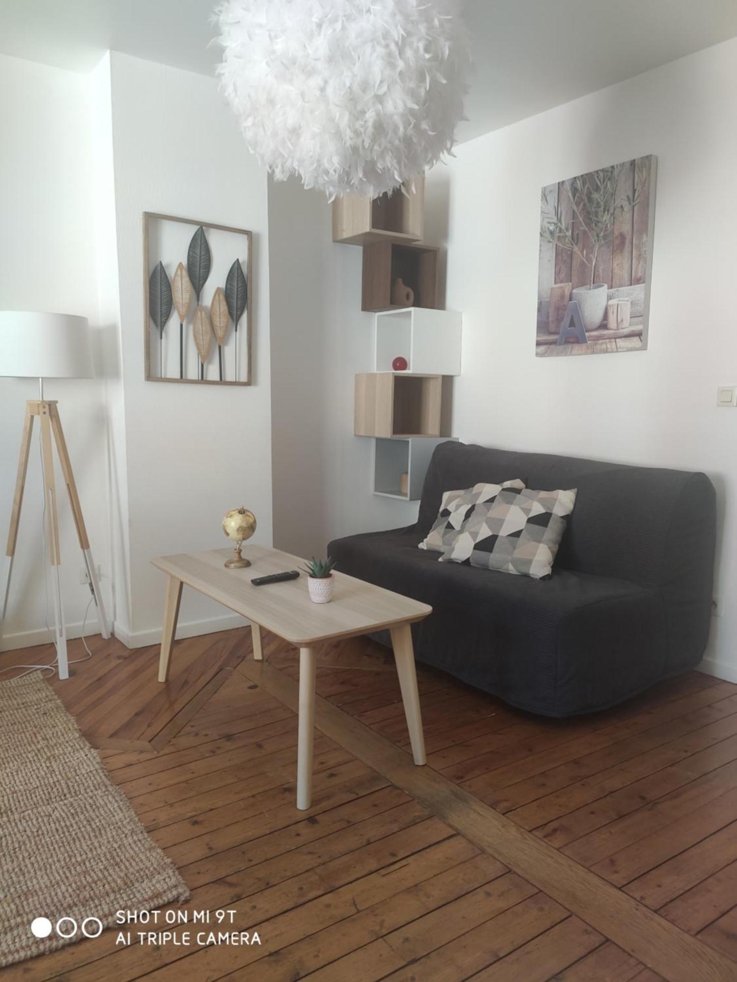 Chaleureux T2 Au Style Vintage - Rue Gratuite Apartment