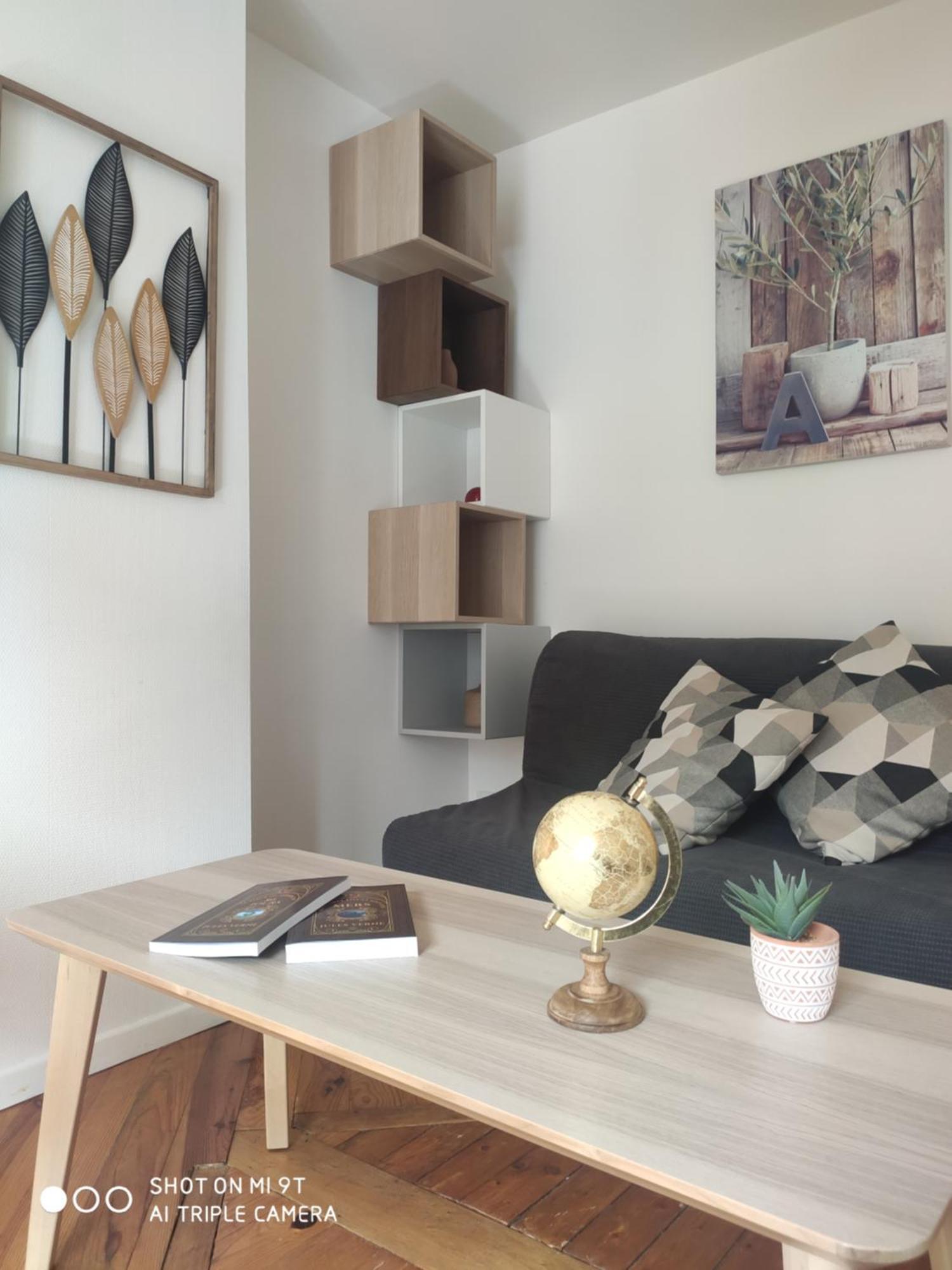 Chaleureux T2 Au Style Vintage - Rue Gratuite Apartment *